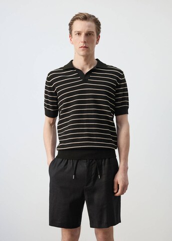 MANGO MAN Shirt 'Vela' in Black: front