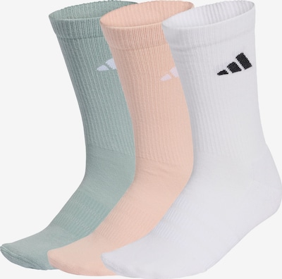 ADIDAS PERFORMANCE Chaussettes de sport en 34-36 en menthe / poudre / blanc, Vue avec produit
