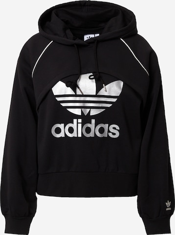 ADIDAS ORIGINALS Sweatshirt Big Logo in Zwart ABOUT YOU