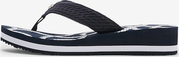 TOMMY HILFIGER Teenslipper in Blauw: voorkant