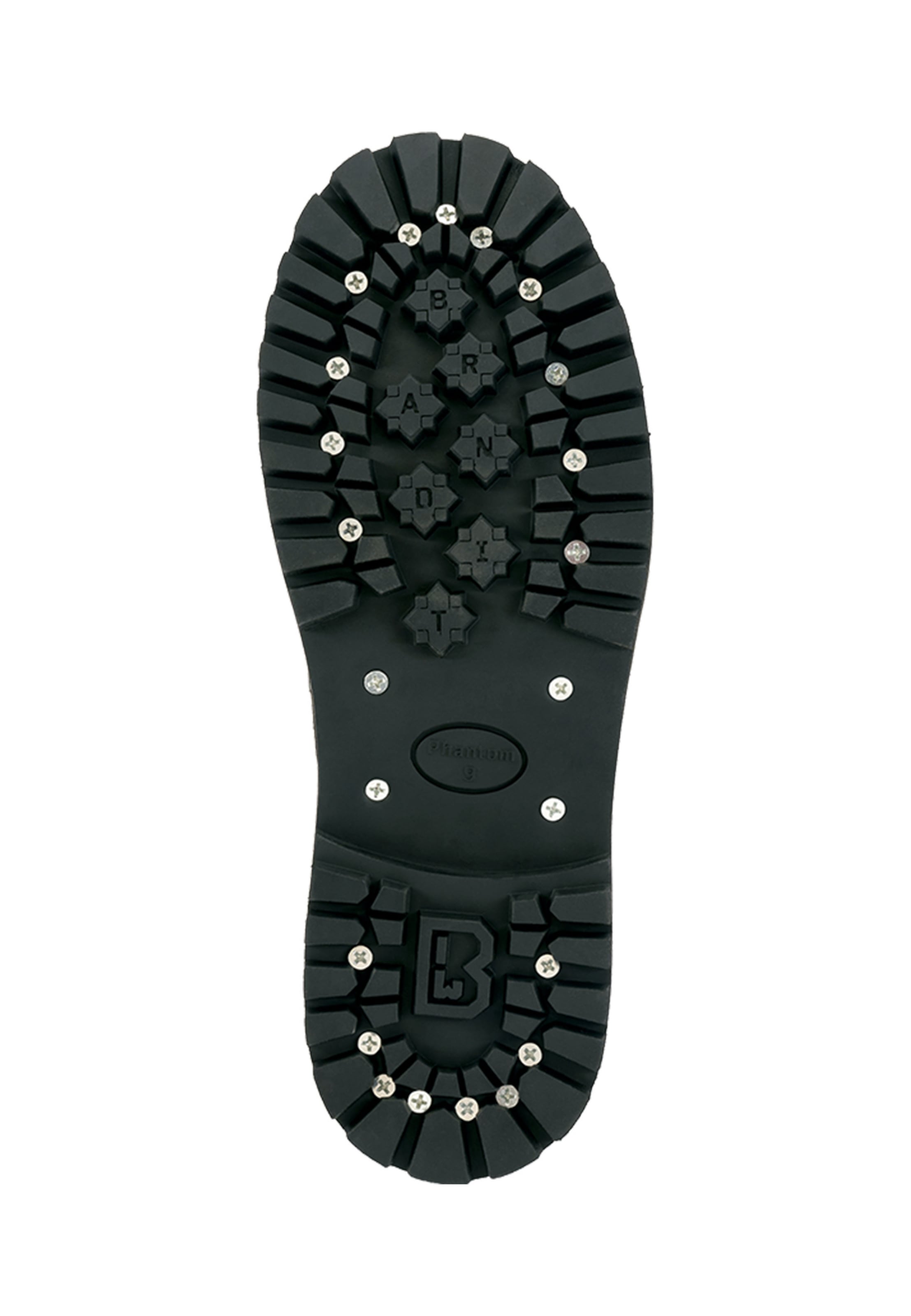 Chaussure à lacets 'Budapester Phantom' Brandit en noir