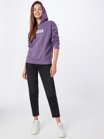 BOSS Sweatshirt 'Edelight' i lila