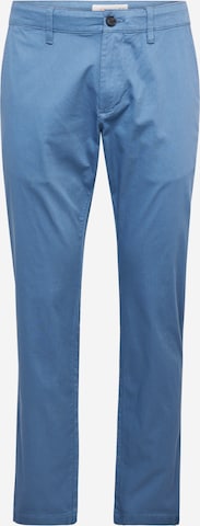 s.Oliver - Regular Calças chino em azul: frente