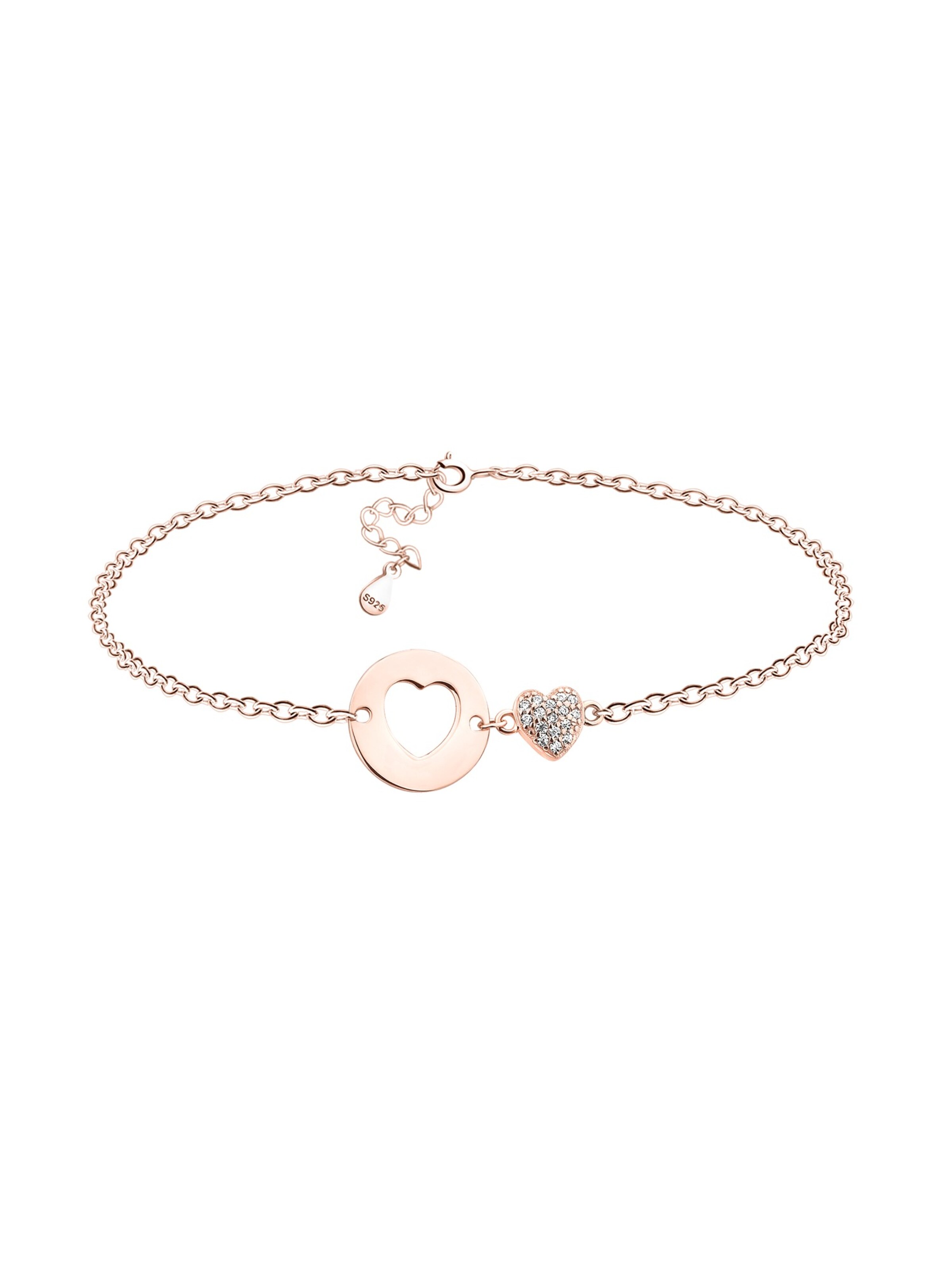 Sofia Milani Armband 'Heart'‌ in Gold: Vorderseite