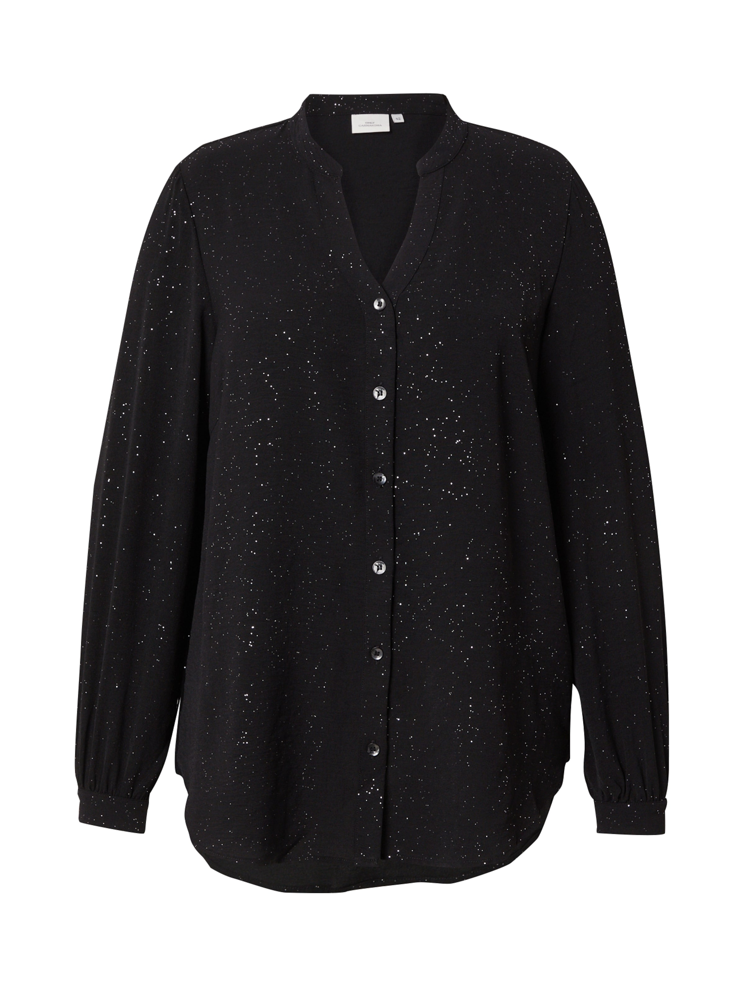 Chemisier 'CARJOSEE METTA' ONLY Carmakoma en noir : devant