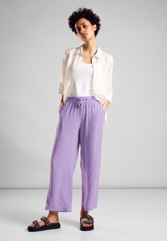STREET ONE Loosefit Hose in Lila