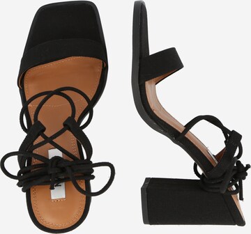 NA-KD Strap Sandals in Black