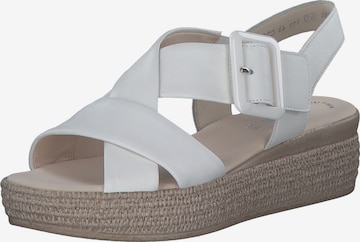 GABOR Strap Sandals '64.572' in White: front