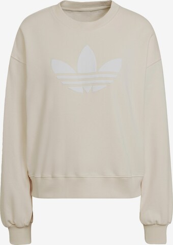 bēšs ADIDAS ORIGINALS Sportisks džemperis 'Crew': no priekšpuses