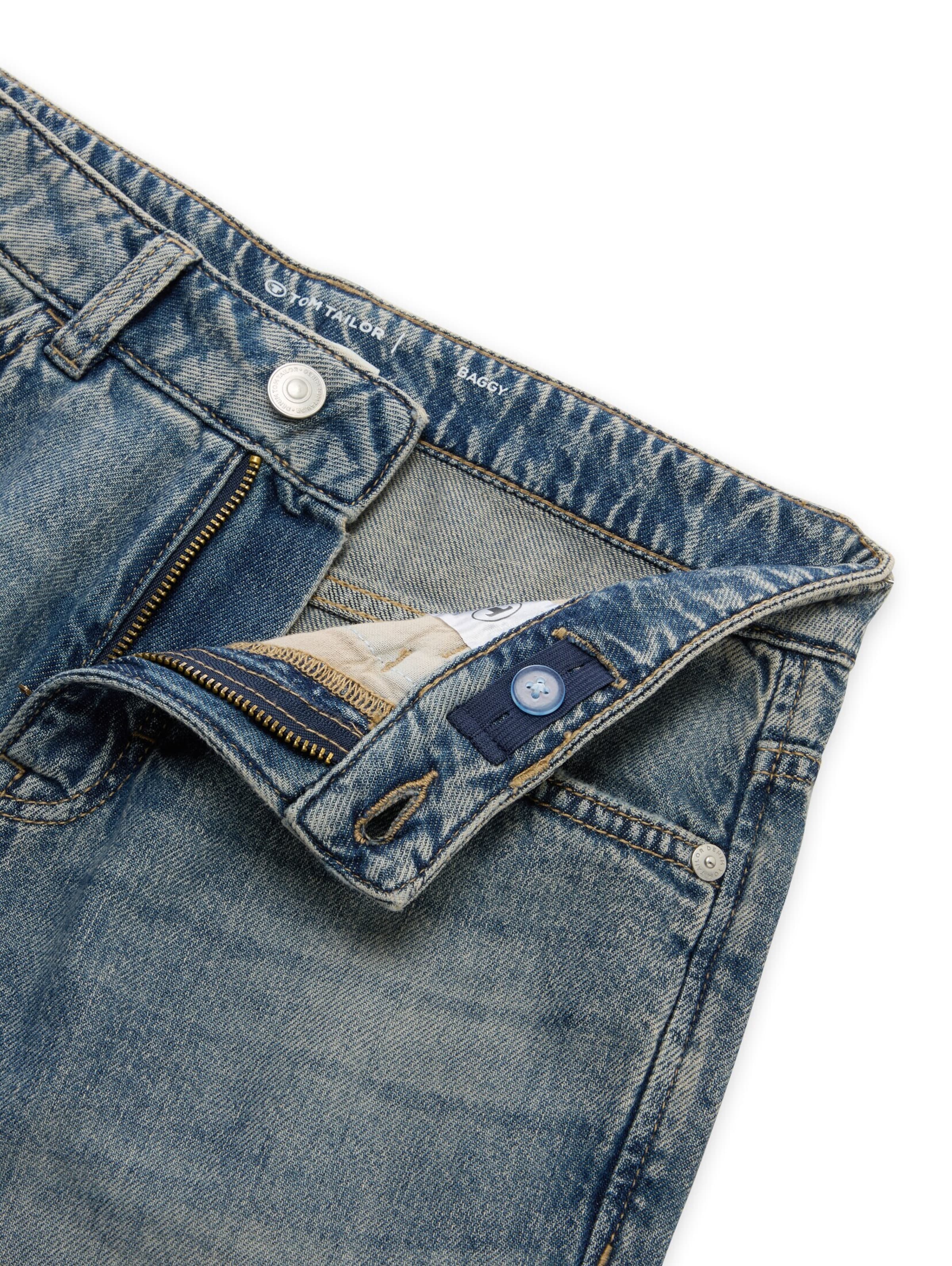 TOM TAILOR Baggy Jeans in Blau