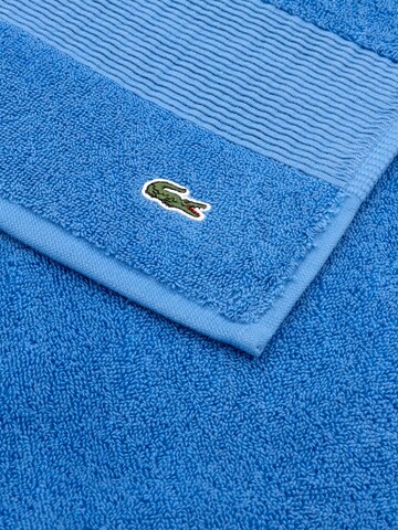 LACOSTE Towel 'CROCO' in Blue