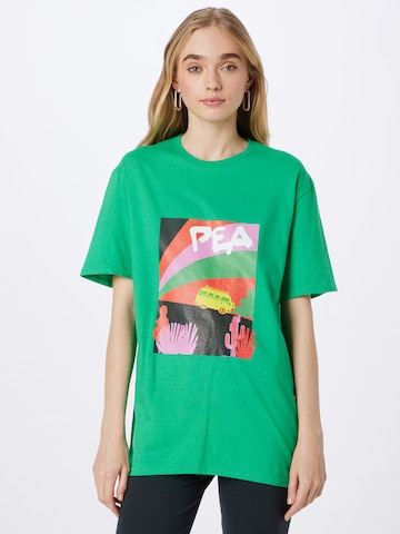 T-shirt Parisienne et Alors en vert : devant