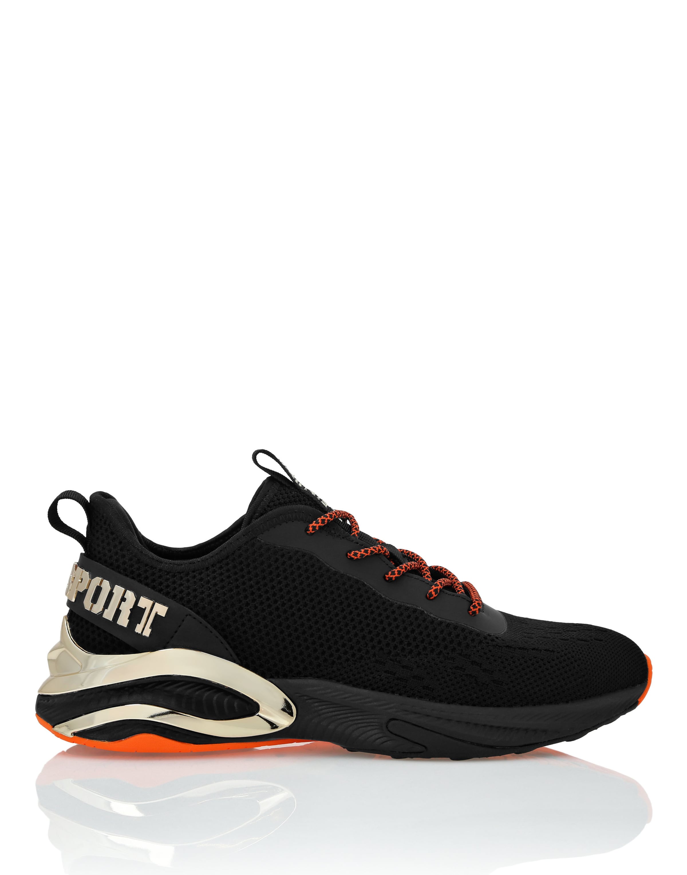 Sneaker bassa di Plein Sport in nero: frontale