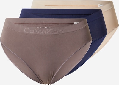 XS dydžio Moteriškos kelnaitės iš Calvin Klein Underwear, spalva – dramblio kaulo / tamsiai mėlyna / brokato spalva, Prekių apžvalga