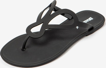 Brasileras - Sapato de praia/banho 'Petra' em preto: frente