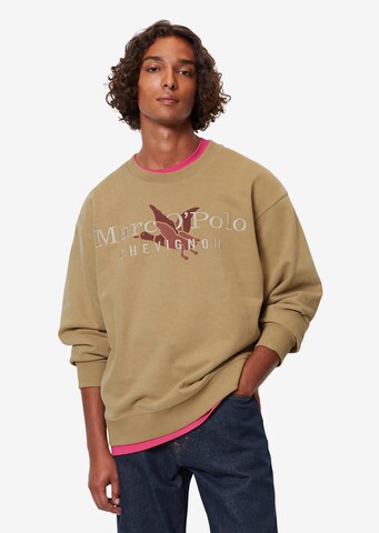Marc O'Polo Sweatshirt ' CHEVIGNON ' in Brown: front