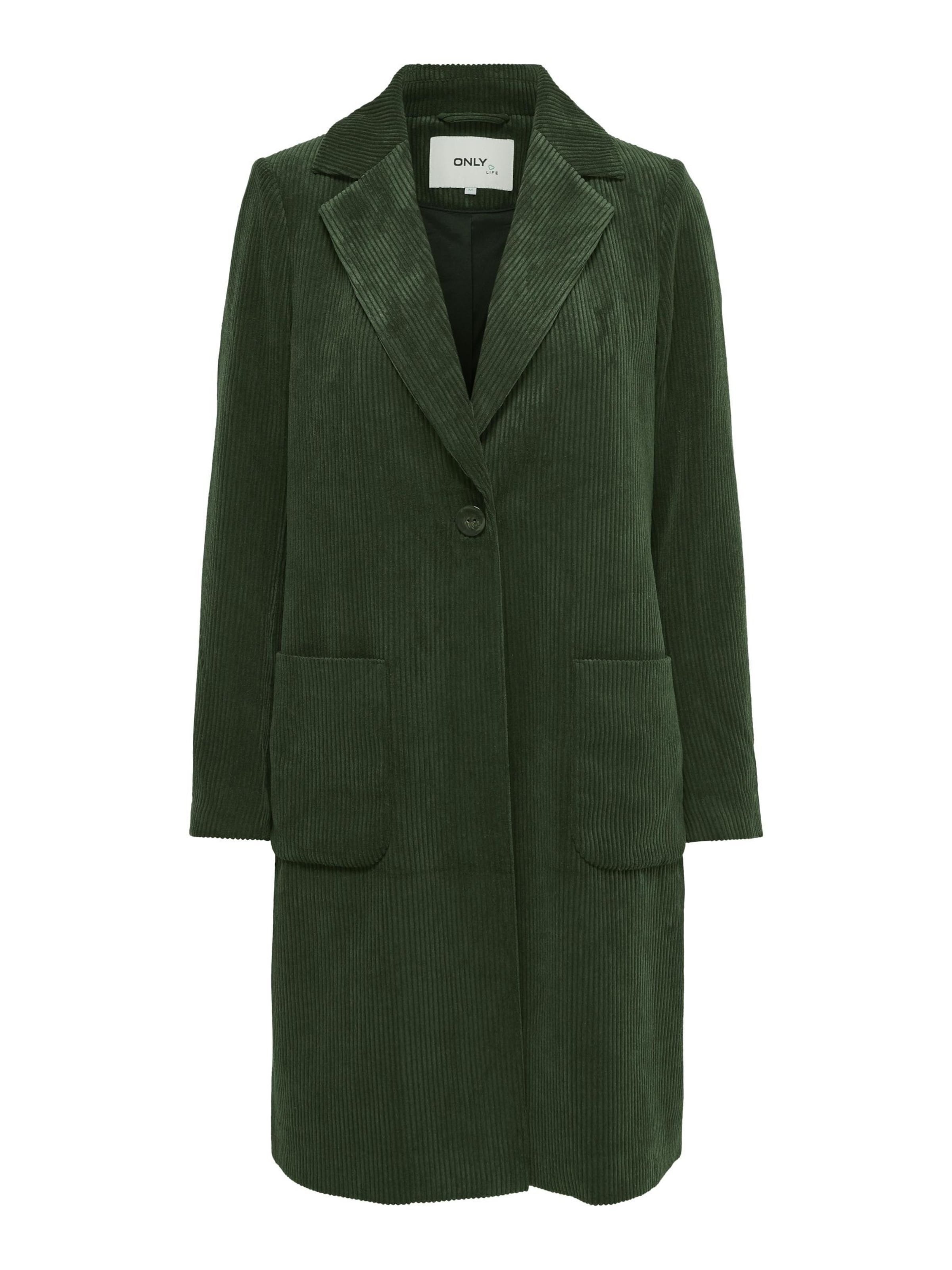 Cappotto di mezza stagione 'ASTRID' di ONLY in verde: frontale