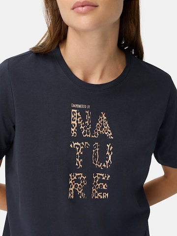 CAMEL ACTIVE T-Shirt aus reiner Baumwolle in Blau
