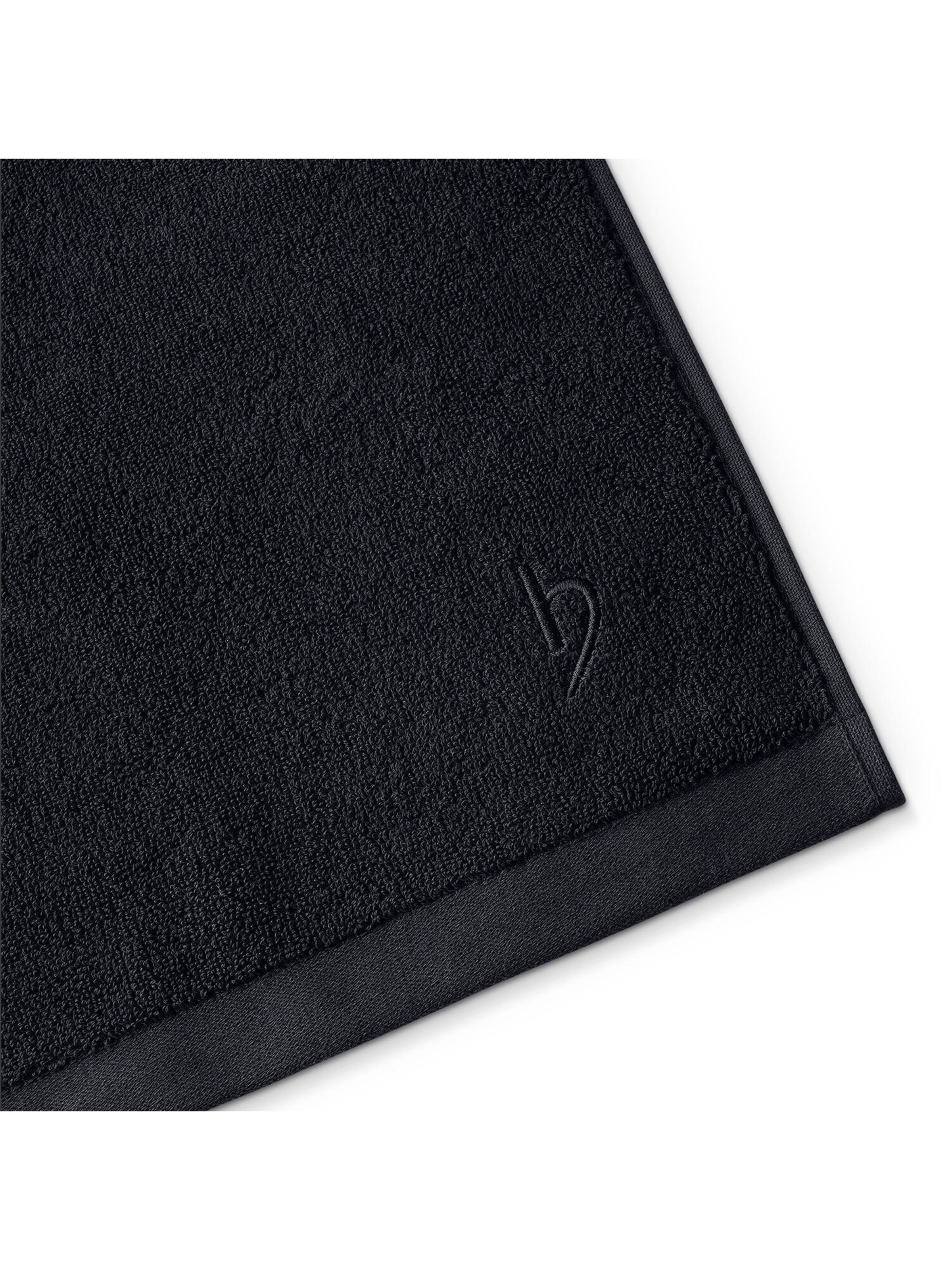 Serviette Herzbach home en noir