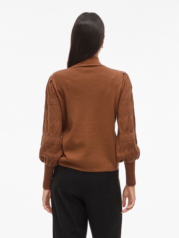 VILA Trui 'VIKerry' in Bruin