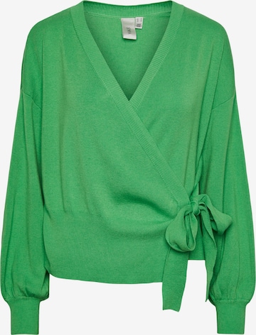 Y.A.S Плетена жилетка 'ASSI' в зелено: отпред