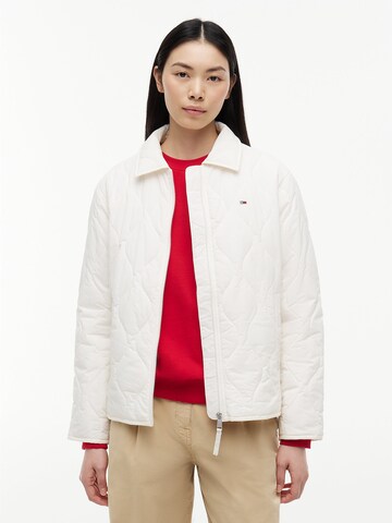 Veste mi-saison Tommy Jeans en blanc : devant