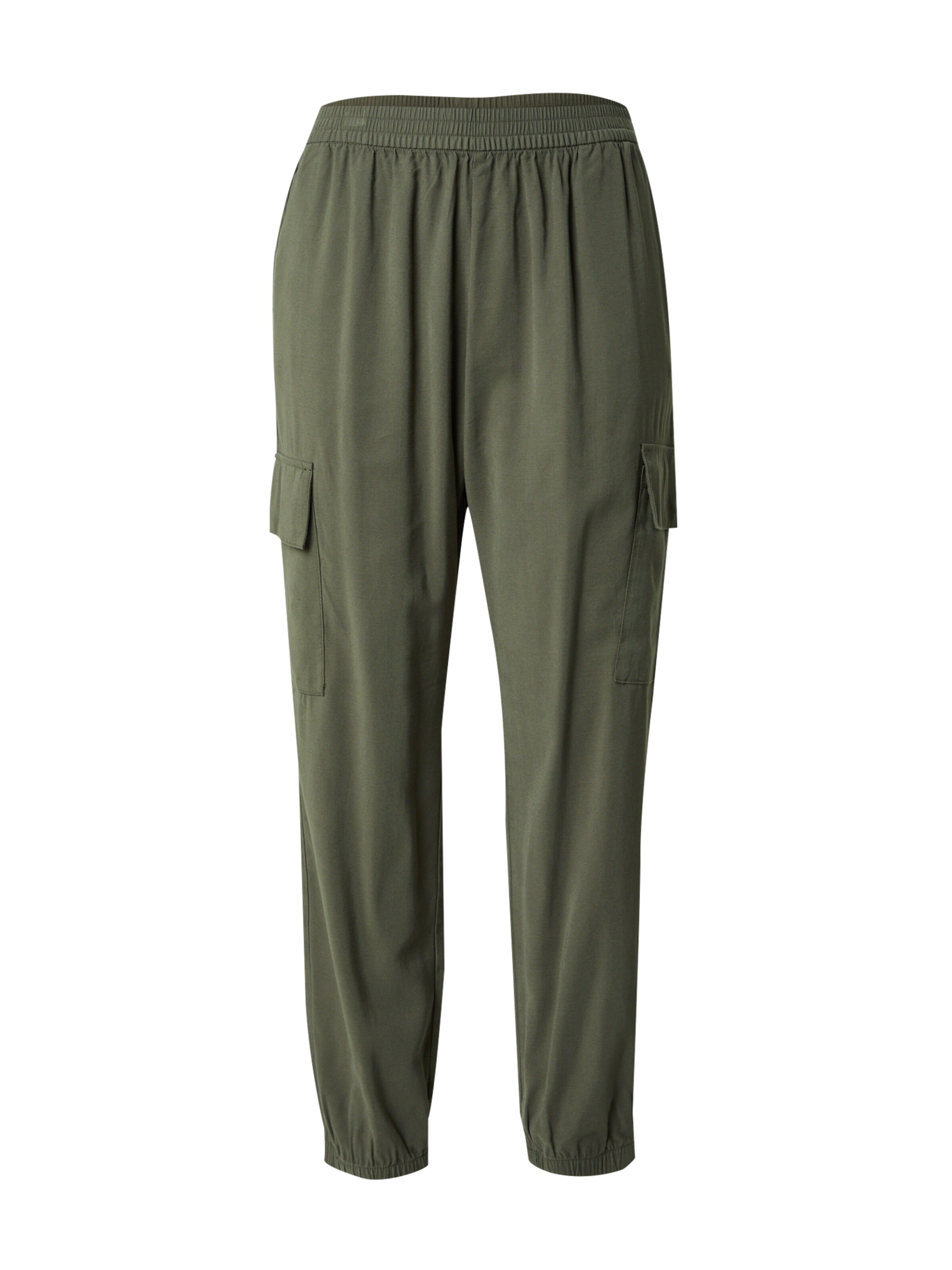 ONLY Carmakoma Tapered Gargohousut 'CARAris' värissä vihreä: etupuoli