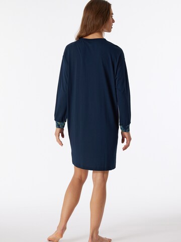 SCHIESSER Slaapshirt in Blauw