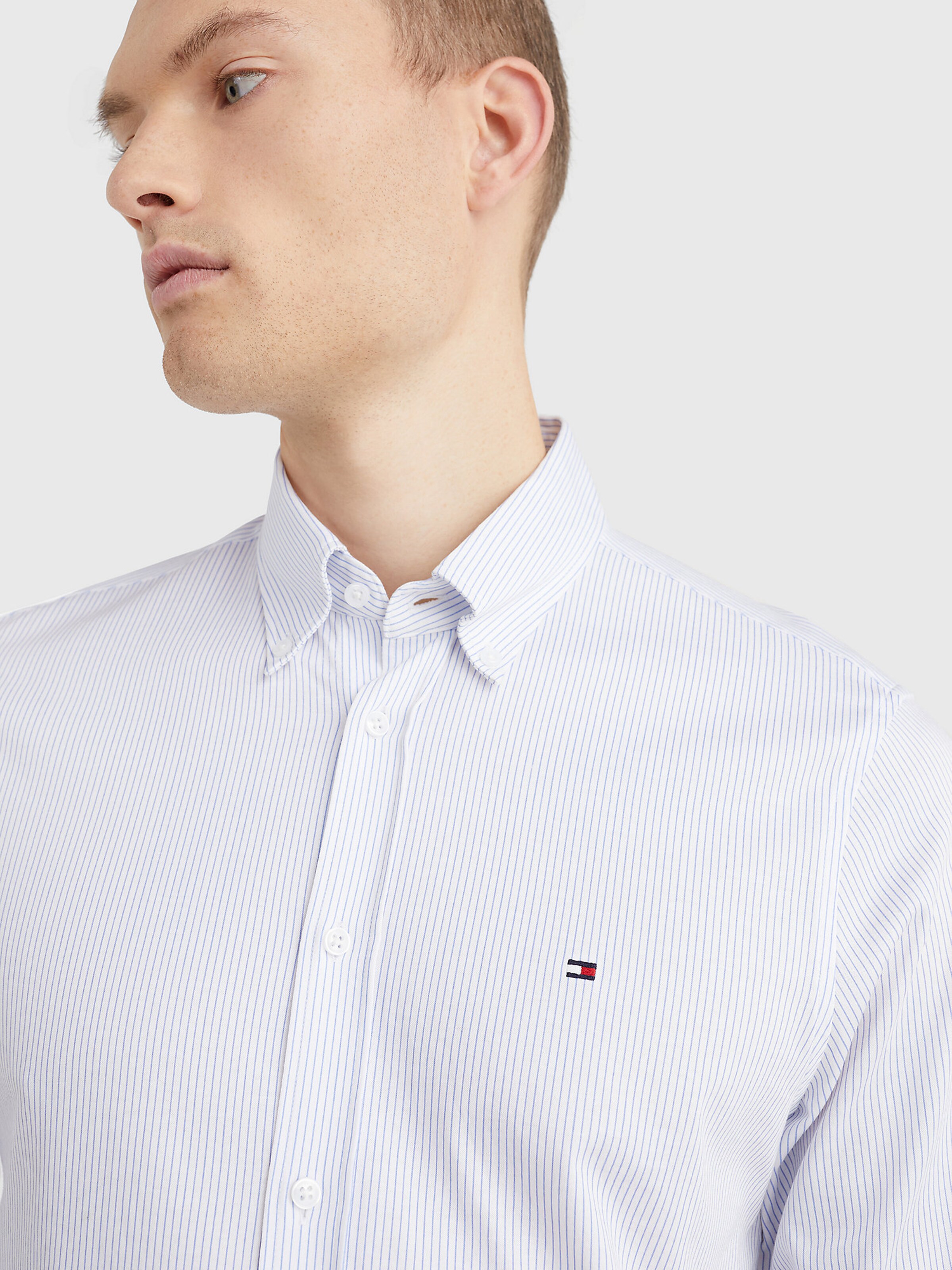 Männer Hemden TOMMY HILFIGER Hemd in Weiß - KC79484 Männer Hemden TOMMY HILFIGER Hemd in Weiß - KC79484