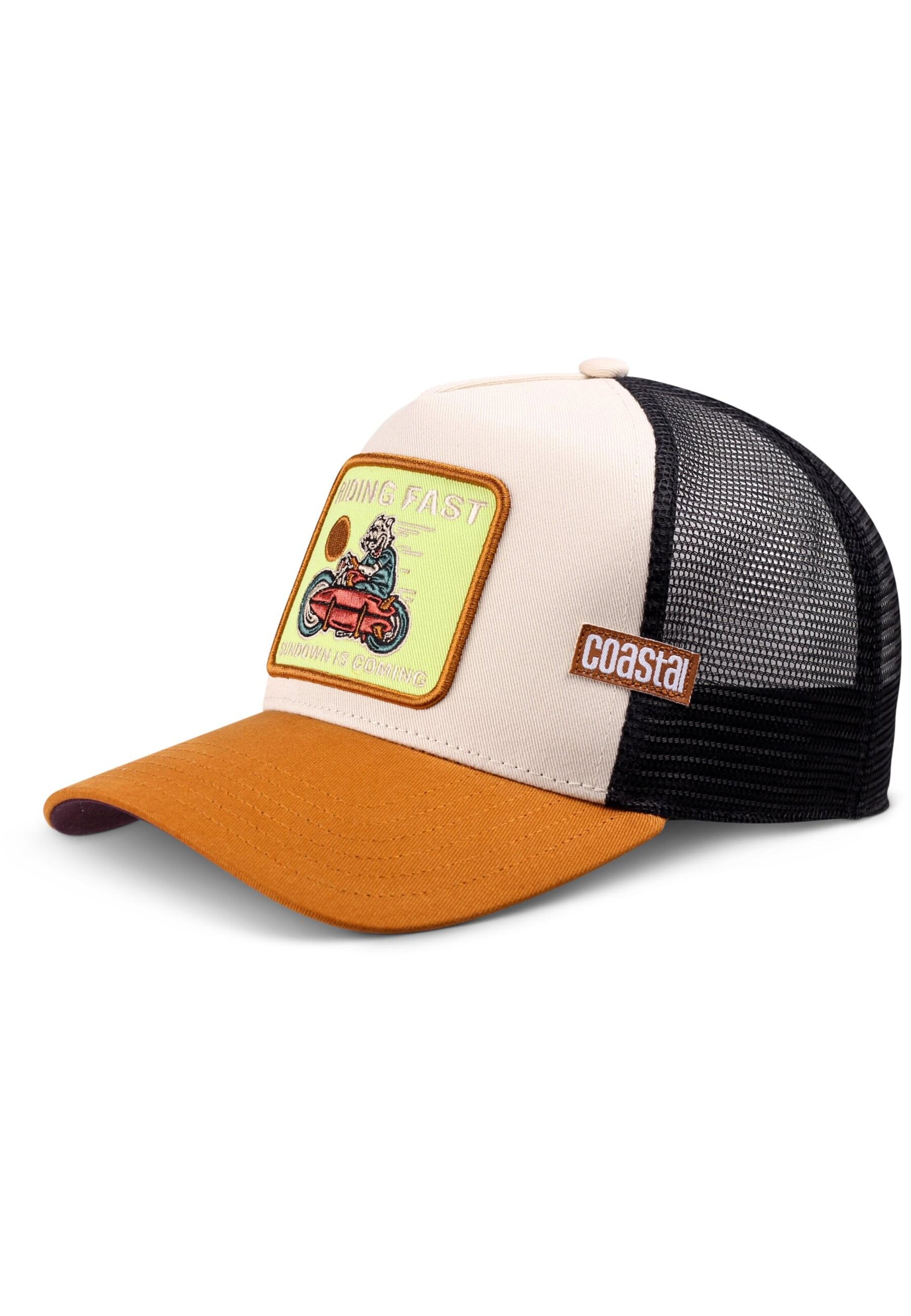 Cappello da baseball 'Riding Fast' di Coastal in beige: frontale