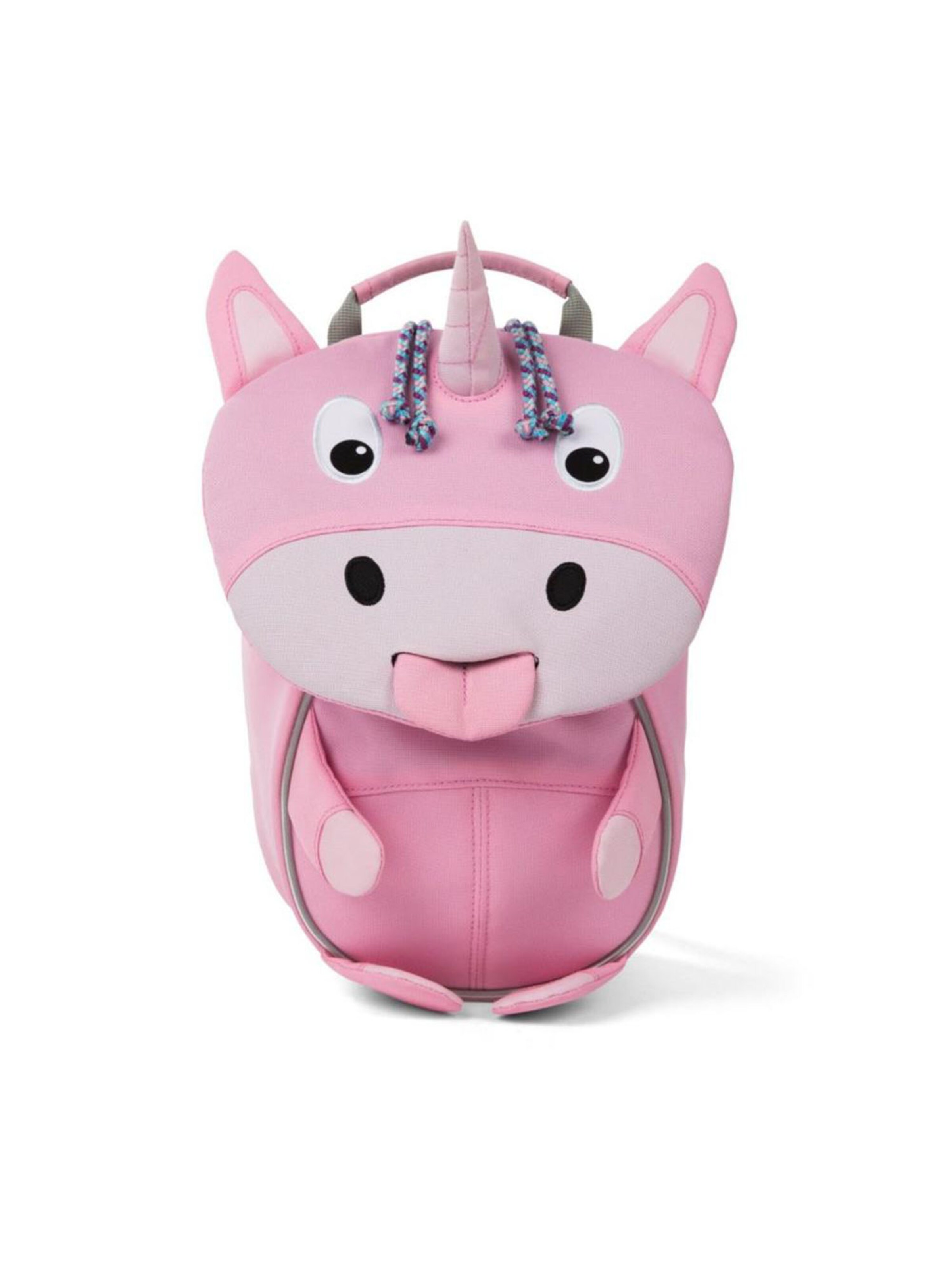 Affenzahn Rucksack 'Kleiner Freund Einhorn'‌ in Pink: Vorderseite