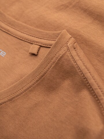 Ombre - Camiseta en marrón