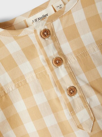 Lil ' Atelier Kids Regular Fit Bluse 'Ingam' i beige