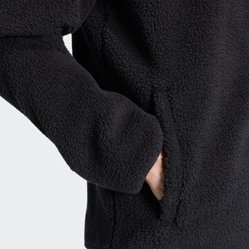 Veste en polaire 'Trefoil Essentials' ADIDAS ORIGINALS en noir