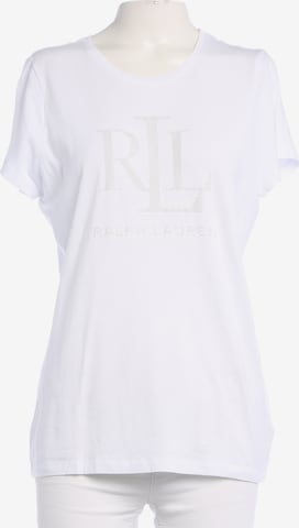 Lauren Ralph Lauren Shirt M in Weiß: Vorderseite