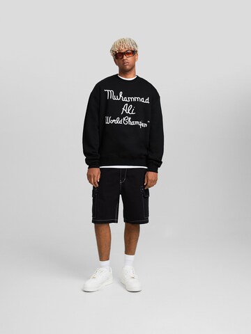 Bershka Sweatshirt in Black