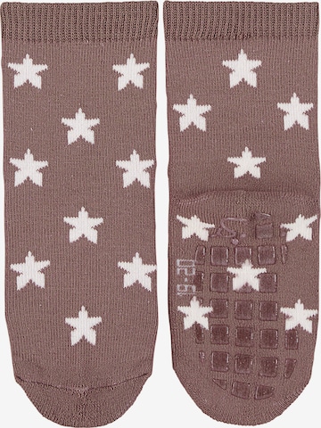 STERNTALER Socks 'Emmi' in Brown