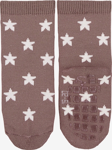 STERNTALER Socken 'Emmi' (GOTS) in Braun