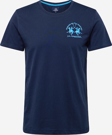 La Martina T-Shirt in Blau: predná strana