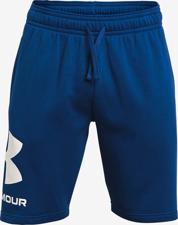 UNDER ARMOUR Sportbroek 'Rival' in Blauw: voorkant