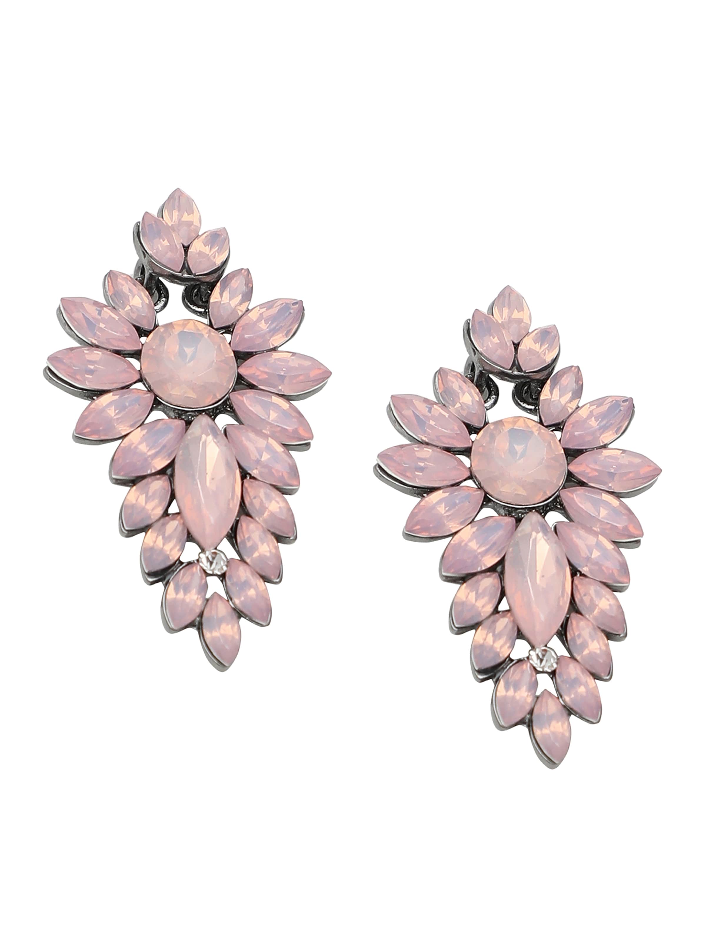 SOHI Обеци 'Janam' в розово: отпред