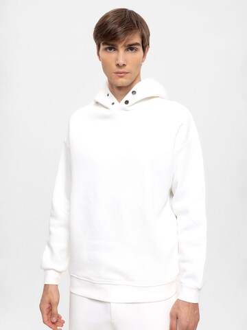 Sweat-shirt Antioch en blanc