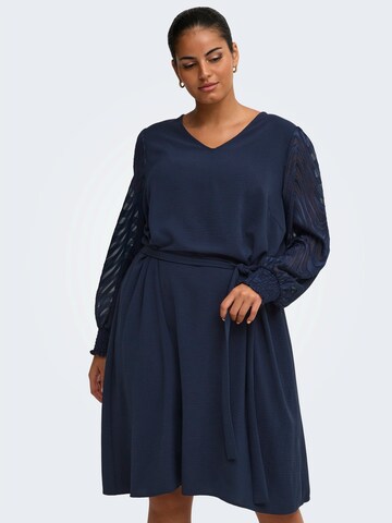 ONLY Carmakoma - Vestido 'CARMETTA' en azul: frente