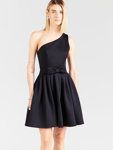 Robe 'MADALINE' WAL G. en noir : devant
