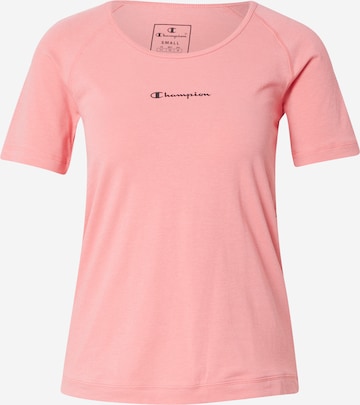 Champion Authentic Athletic Apparel Tričko – pink: přední strana