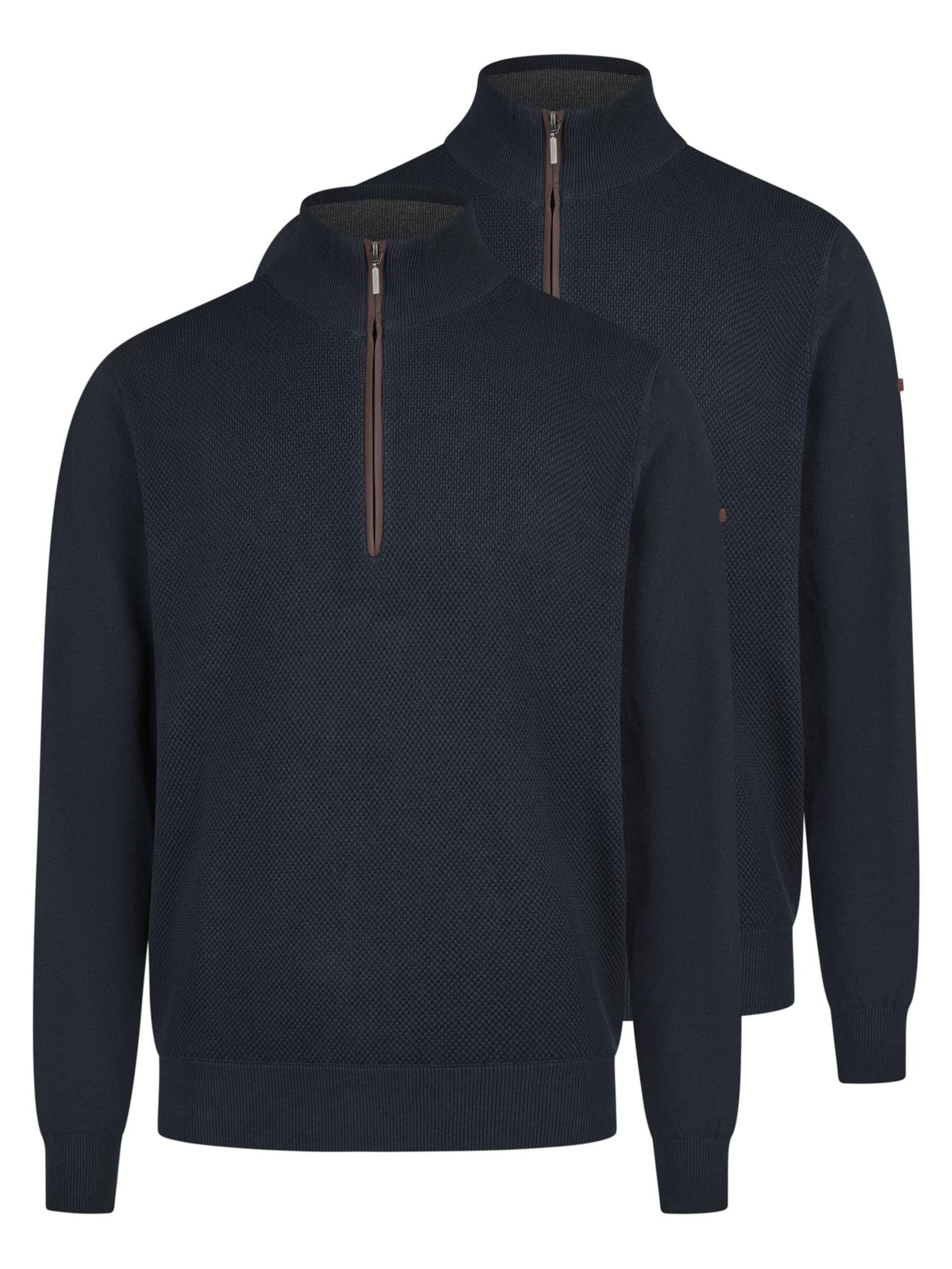 redmond Pullover 'Basic'‌‌‌‌‌‌‌ in Blau: Vorderseite