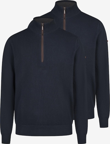 redmond Pullover 'Basic' in Blau: Vorderseite