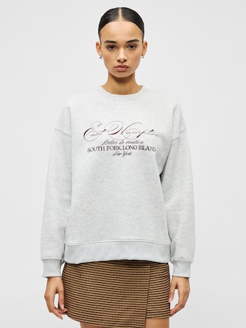 Gina Tricot Tréning póló - szürke: elől