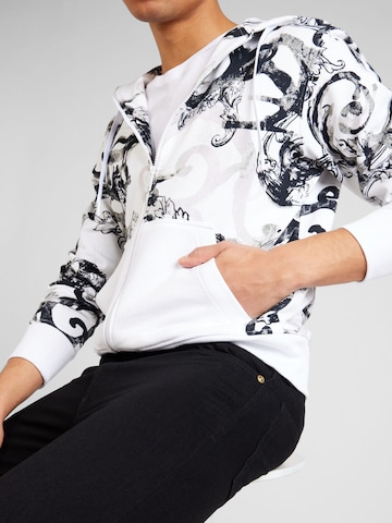 Veste de survêtement Versace Jeans Couture en blanc