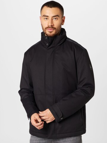 BOSS Black Between-Season Jacket 'Cundel' in Black: front